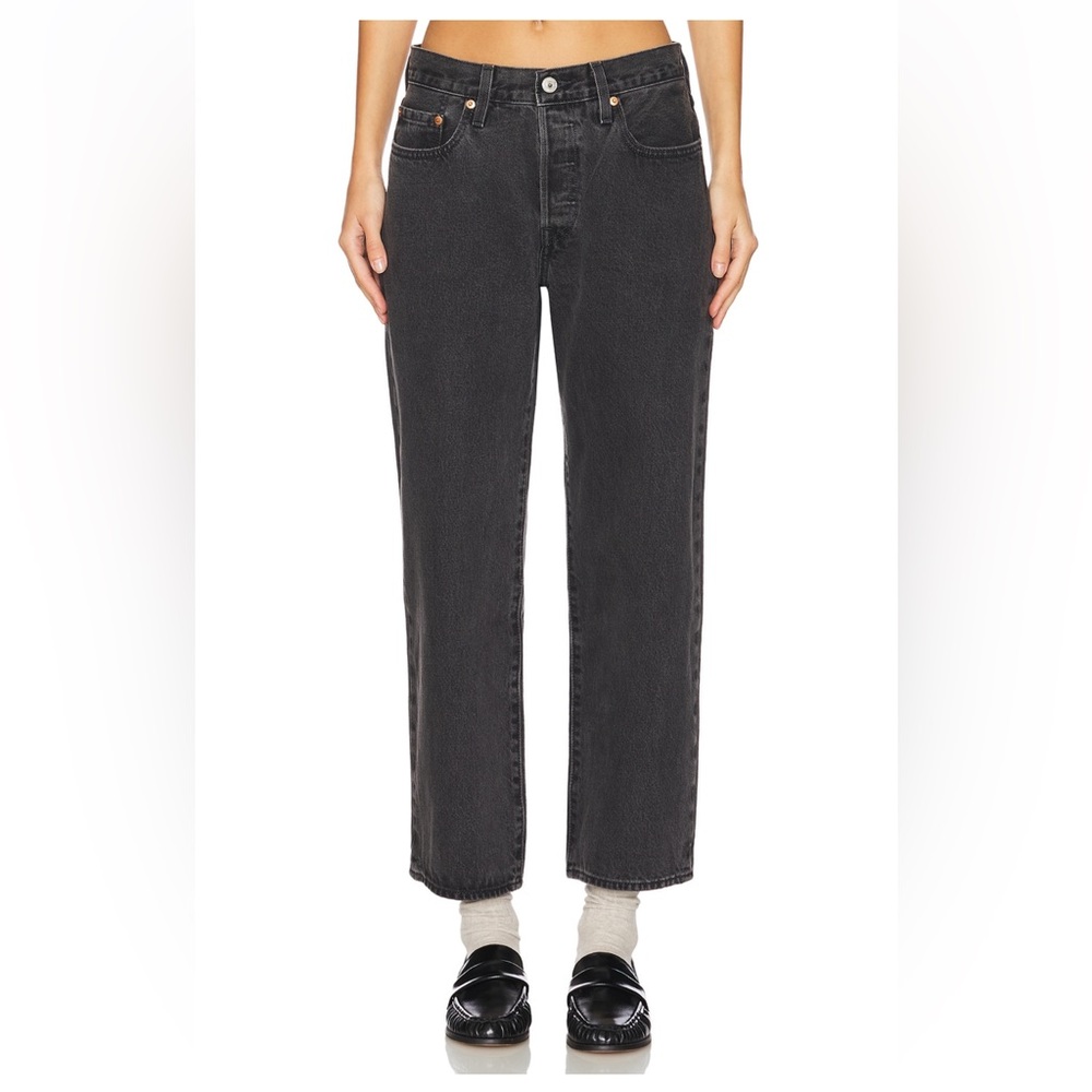 Levi's Women's Straight Leg Jeans in Charcoal